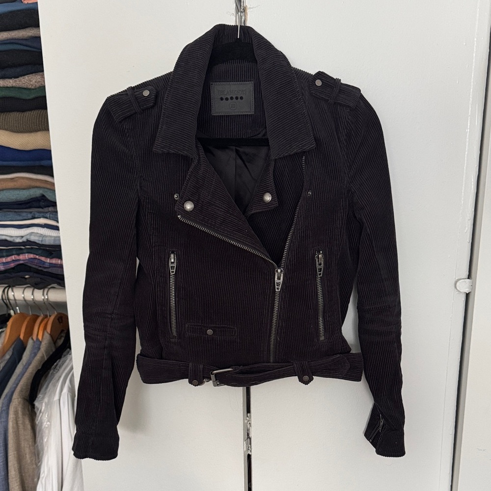 Blank NYC Corduroy Moto Jacket Size XS